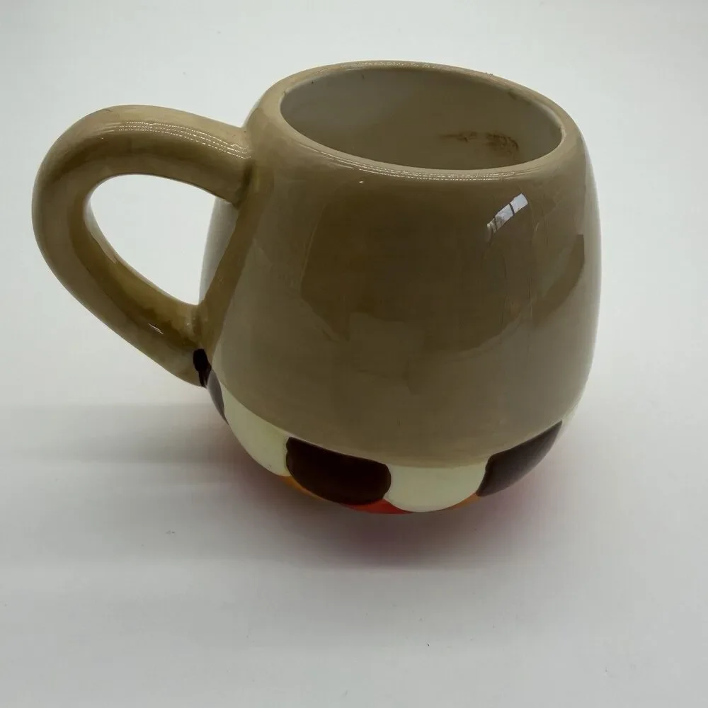 Mesa Home Products Wise Owl Brown Glossy Porcelain coffee Mug Or Tea Cup